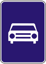 Begin of an expressway.